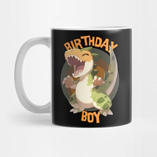 Dinosaur Birthday Boy Kawaii Anime Mug